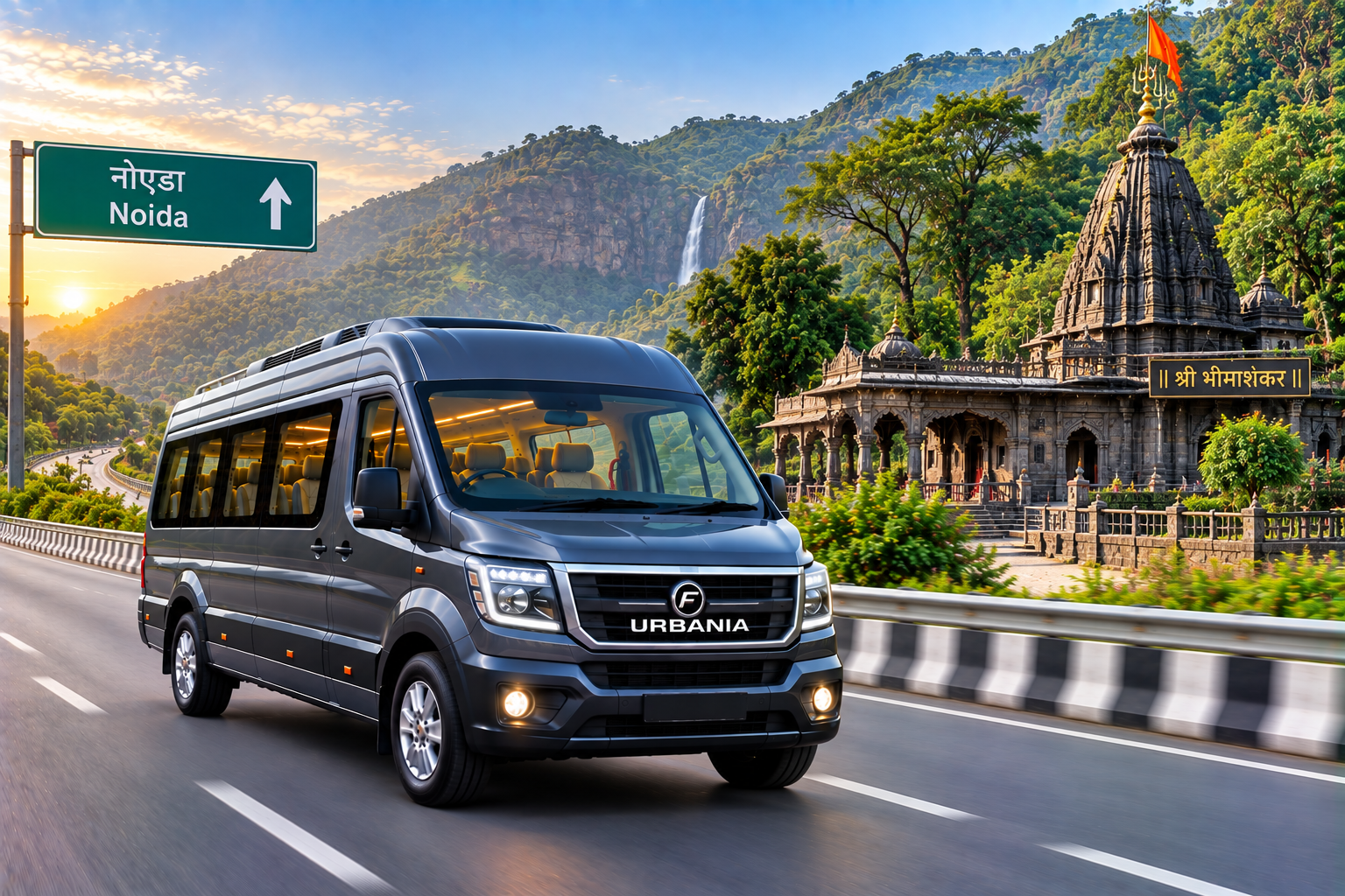 Book Force Urbania Rental Noida To Bhimashankar